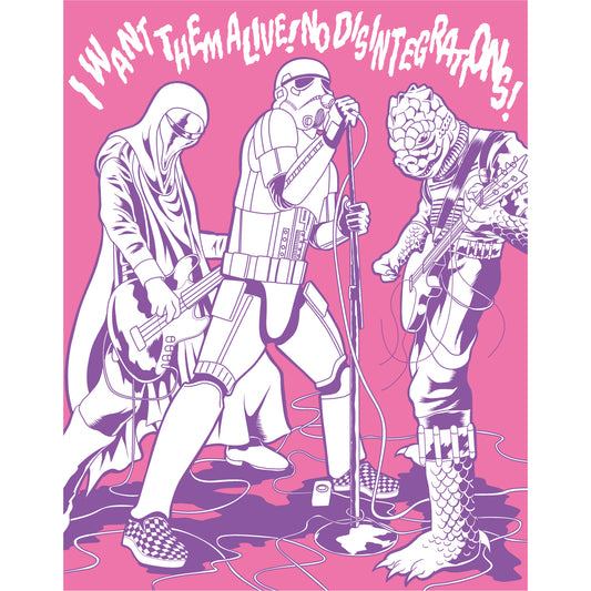 Star Wars Band Art Print Poster